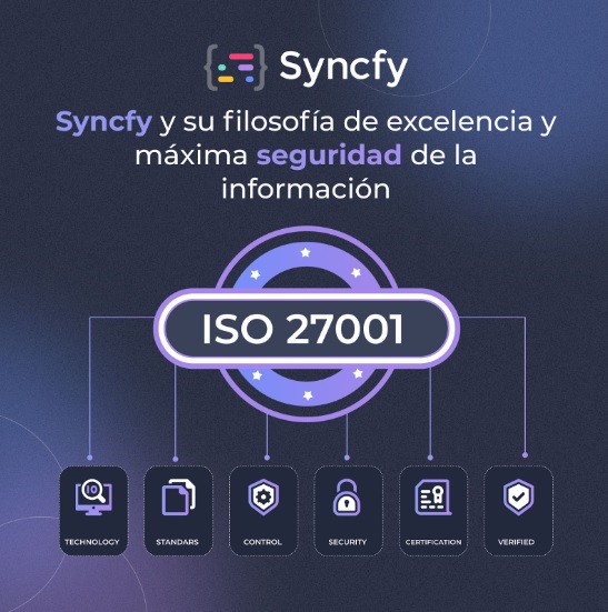 Syncfy obtiene la certificación ISO 27001 y reafirma su compromiso con la seguridad